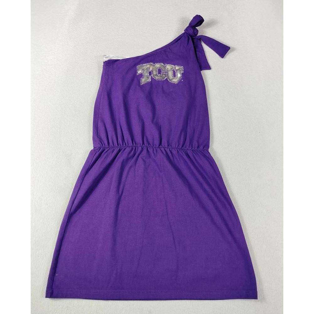 TCU Horned Frogs Dress Womens‎ Medium Purple NCAA Basketball Chicka-d Gameday